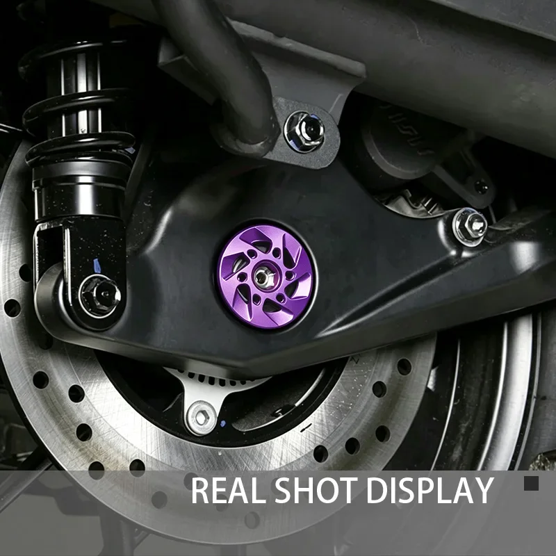 For Honda ADV350 Forza350/250 FORZA350 NSS350 Motorcycle Modified Rear Axle Decorative Ring Rear Axle Metal Cover Rotating Cover