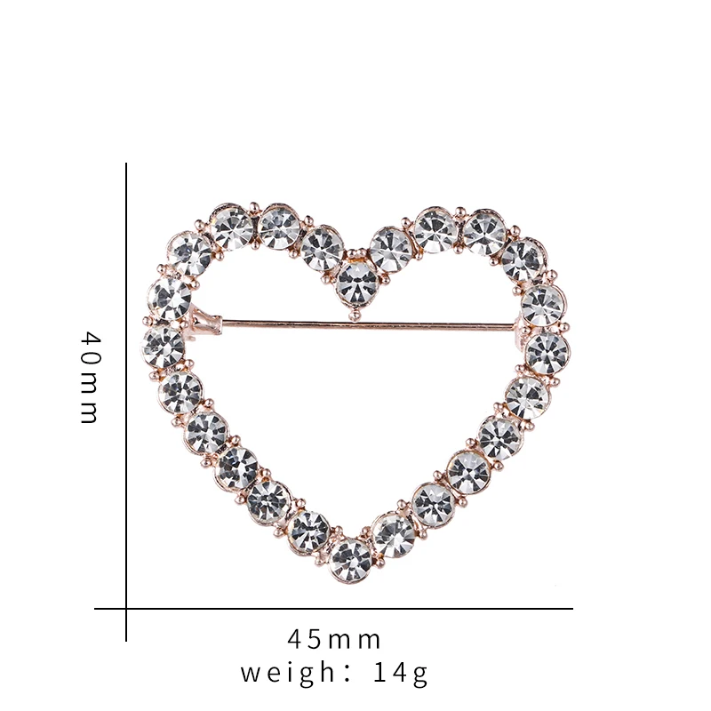 WEIMANJINGDIAN Brand Factory Direct ly Crystal Rhinestones Eiffel Tower Assorted Styles Brooch Jewelry Collections