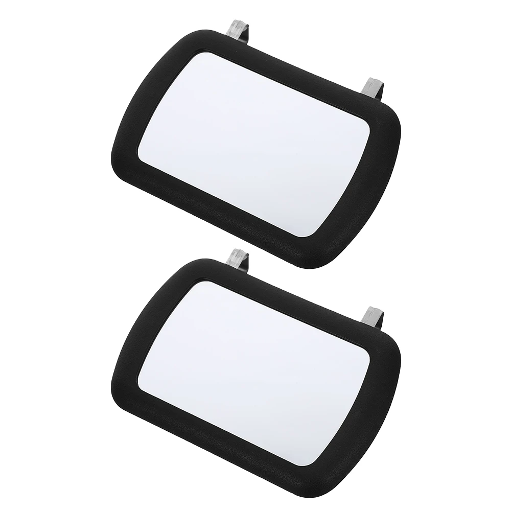 

2Pcs Car Visor Makeup Mirror Clip-on High Definition Sun Visor Glass Vanity Portable Mirror for Suv Auto Truck