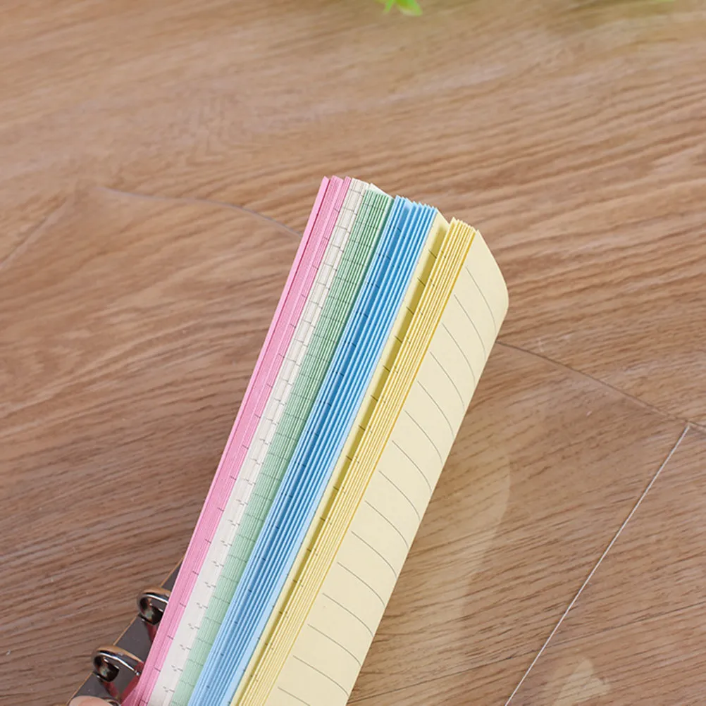 2Sets Loose-Leaf Paper Core A5 Colorful Horizontal Pattern Suitable for Home Store Note Taking Journaling Writing Paper