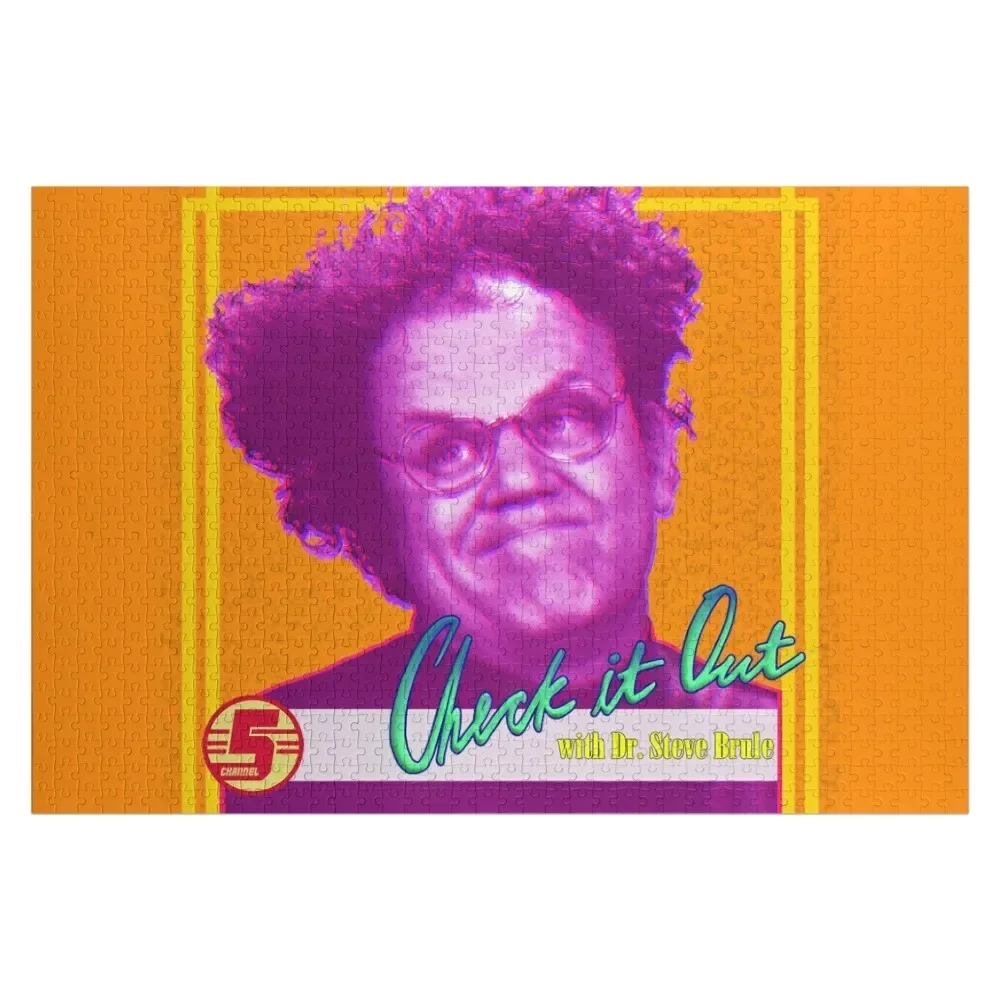 

Check It Out: With Dr Stevie Brule Jigsaw Puzzle Custom Child Gift Custom Name Wood Puzzle