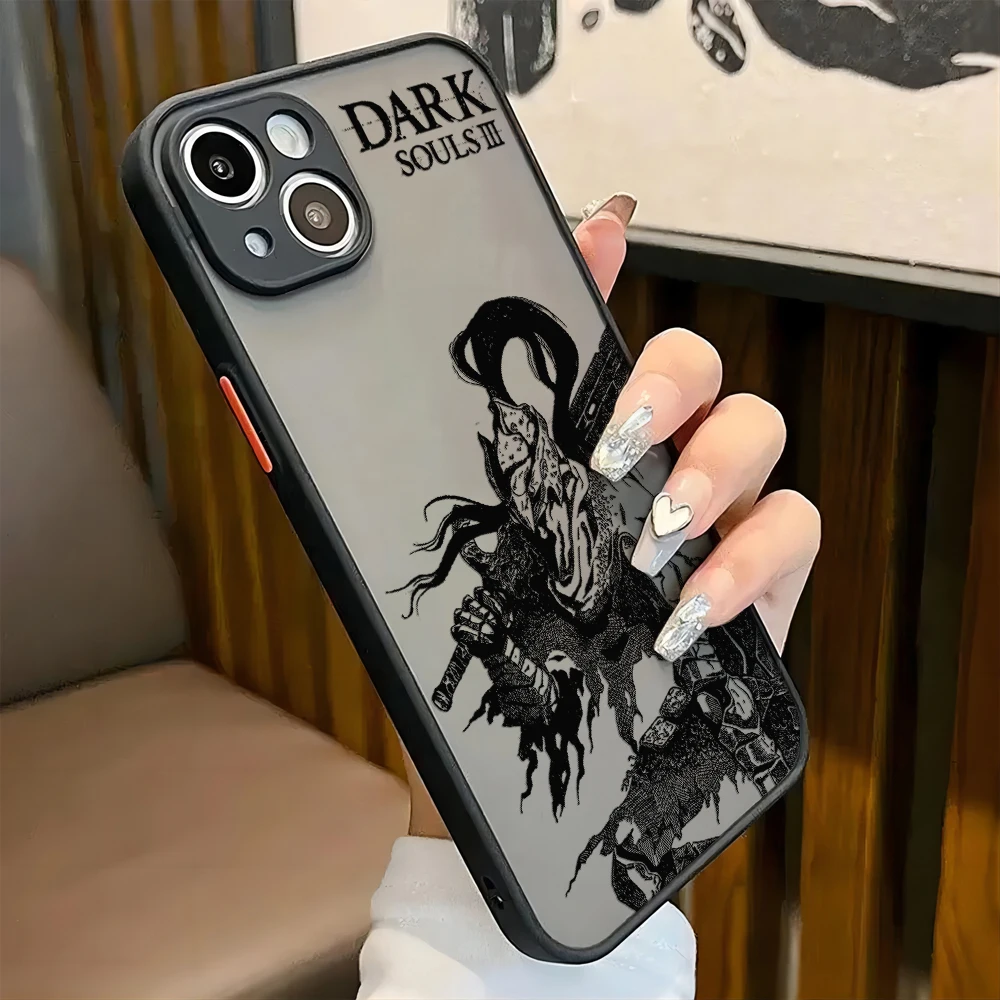 Hot Blood Game Dark Souls Phone Case For Xiaomi Redmi Note 13 12 11 10 10C 10X 9A 9T 9C 8 7 Pro Plus 5G Matte Transparent Cover