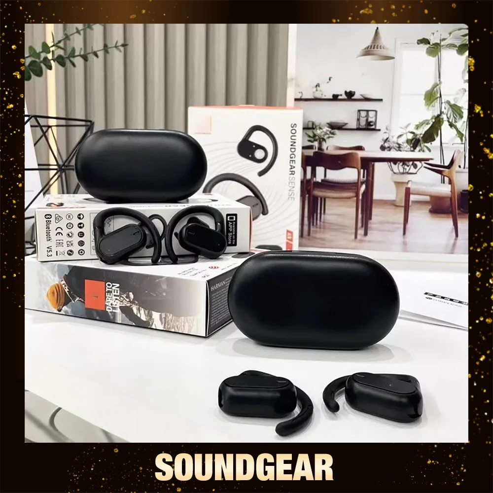 JBL SOUNDGEAR 오디오 루프 블루투스 스포츠 무선 이어폰용, 귀걸이형 비인이어 오픈 이어폰