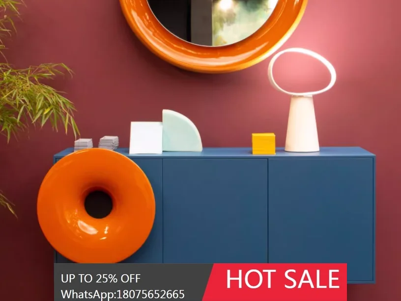 

HLZ Nordic Light Роскошный обеденный сервант Персонализированный лак для чая и воды Современный шкаф для прихожей у стены