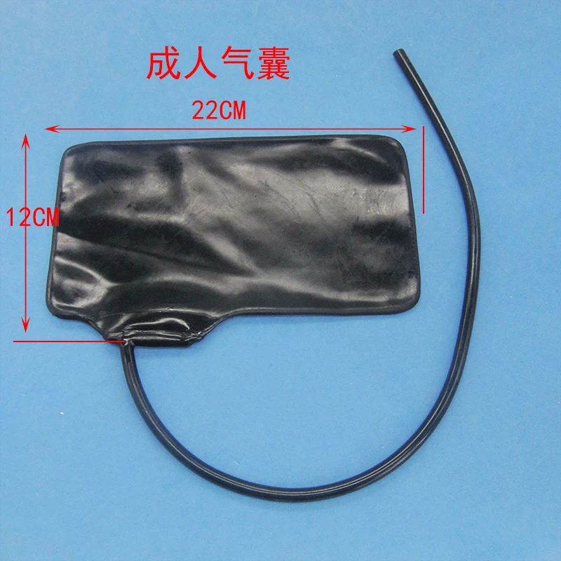 10pcs packing Black Rubber BP cuff bladder for adult size 22*12cm with 50cm length