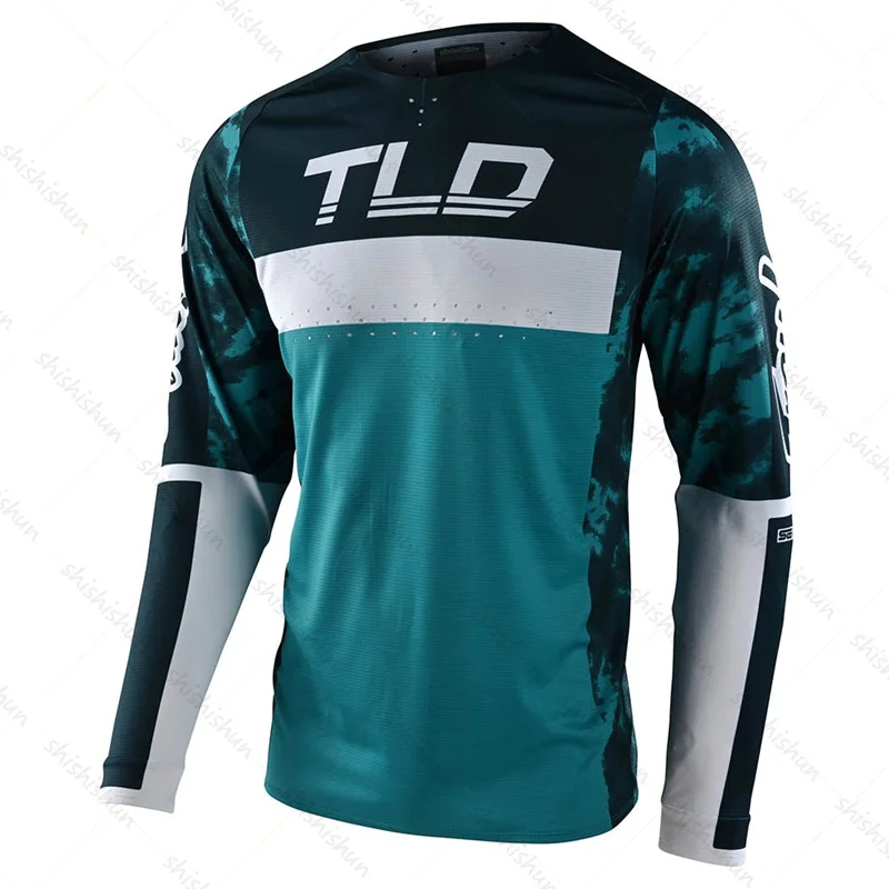 T-shirt à manches longues pour moto tout-terrain, veste de descente pour hommes d'enduro de montagne, combinaison de cyclisme BMX, chemise DH enduro vtt