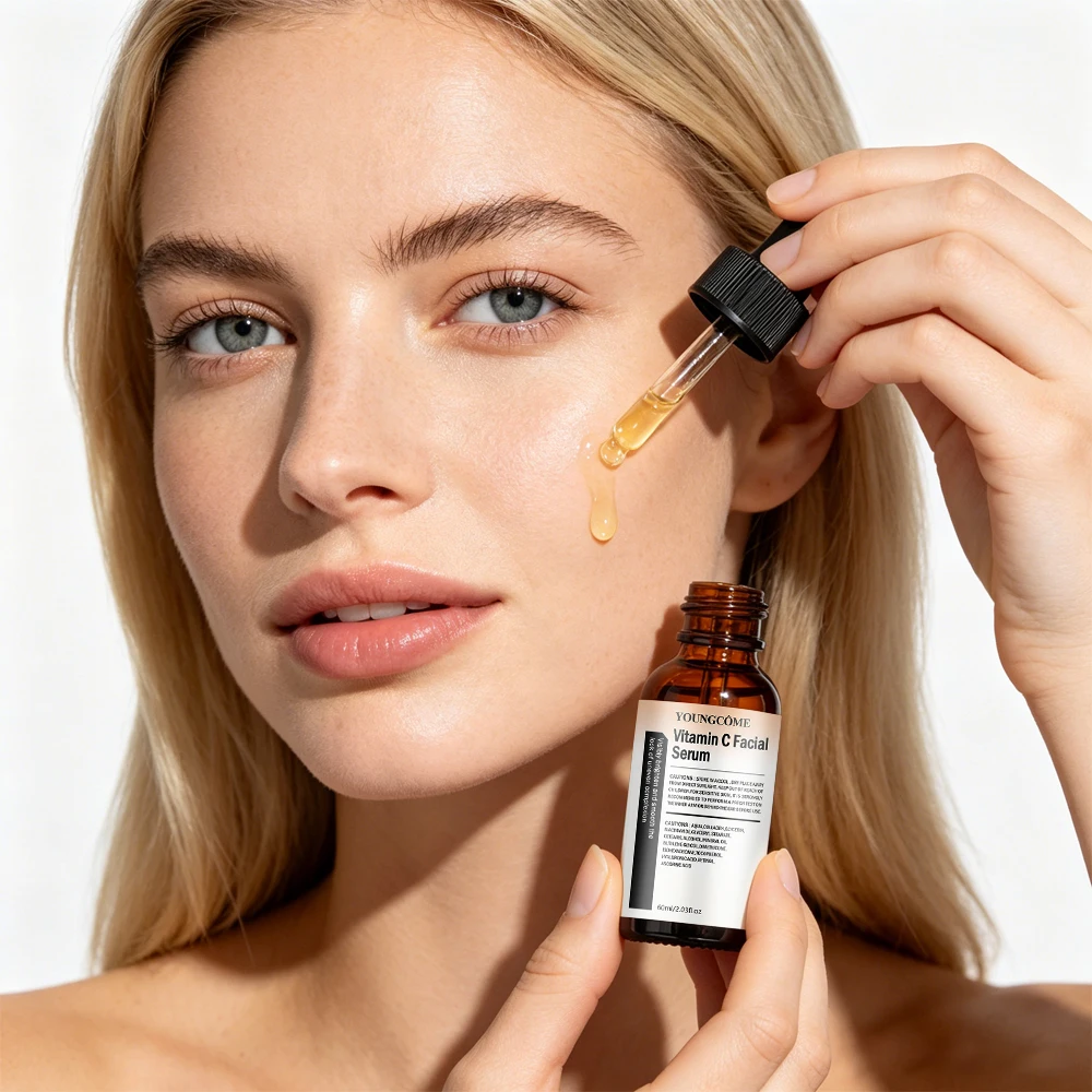 Facial Serum, YOUNGCOME Vitamin C Serum For Face, Daily Hydrating Facial Care Serum, Lightweight & Fast-Absorbing, Suitable For