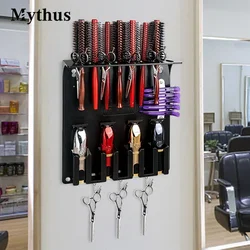 Mythus Barberia Accessories Professional Wall Mount Barber Clipper Holder Organizer Barber Hair Salon Styling Tools Organizer