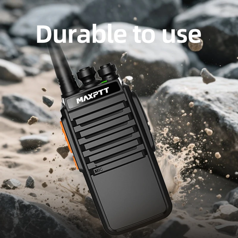وحدتان من أجهزة الاتصال اللاسلكية خفيفة الوزن Maxptt Max220، من النوع C، لا يتطلب ترخيصًا، راديو هواة محمول ثنائي الاتجاه، أجهزة اتصال لاسلكية للبالغين لمسافات طويلة