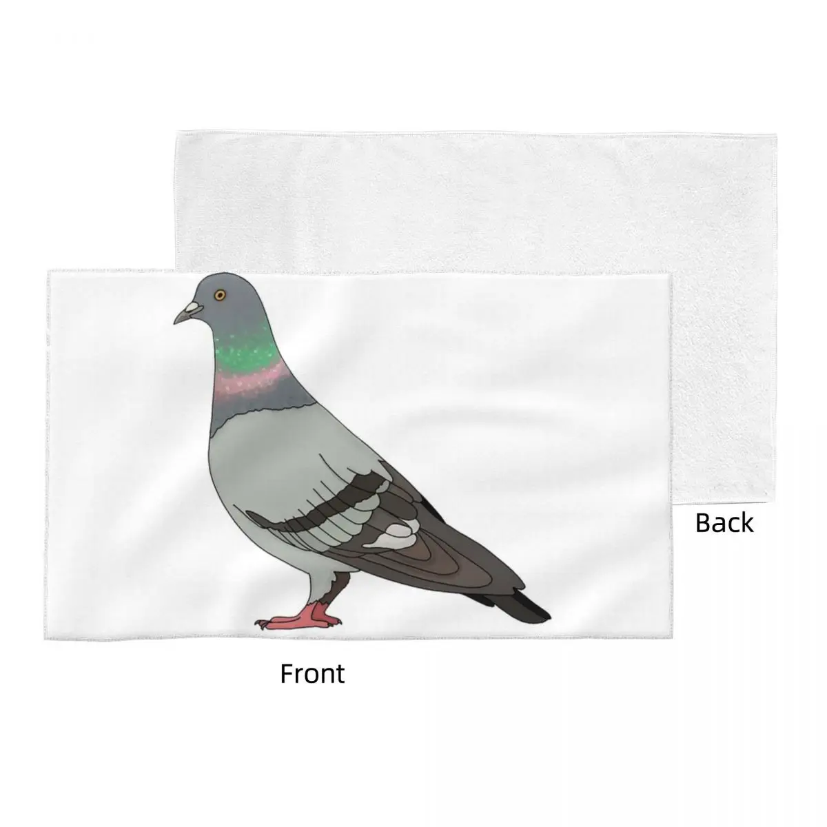 Custom Pigeon Walk 2020, Black Background Soft Face Towel Quick Dry Pool Bath Cotton Towels Absorbent Quick