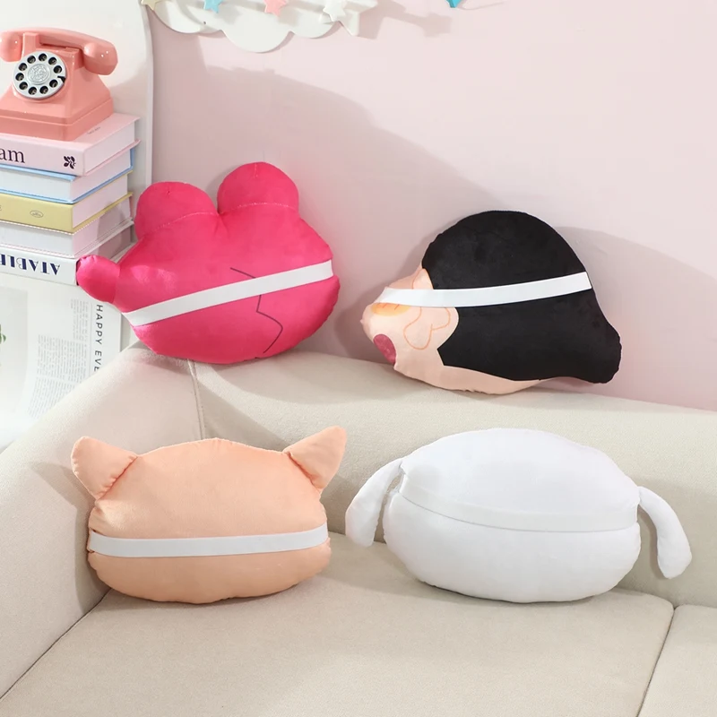 クレヨンしんちゃんぬいぐるみヘッドレスト白 Buriburizaemon Waniyama ぬいぐるみ車の枕の装飾ギフト女の子子供