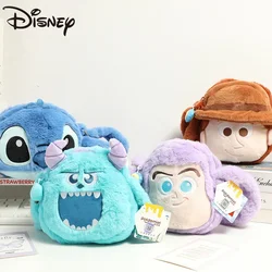 Disney Original New Girls' Plush Bag Fashion High Quality Children's Zero Wallet Cartoon Casual Versatile Cute Women's Dolly Bag