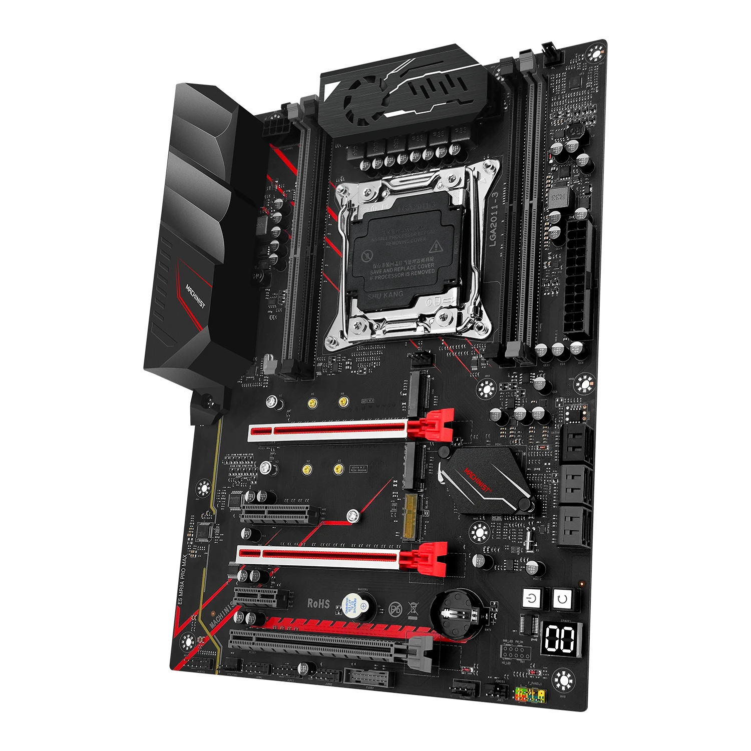 Imagem -05 - Conjunto de Placa-mãe com Kit Processador Xeon e5 2695 v4 2x16g Ram Ddr4 Ecc Suporte de Memória Ssd Sata M.2 Mr9a Pro Max Atx Machinist-x99