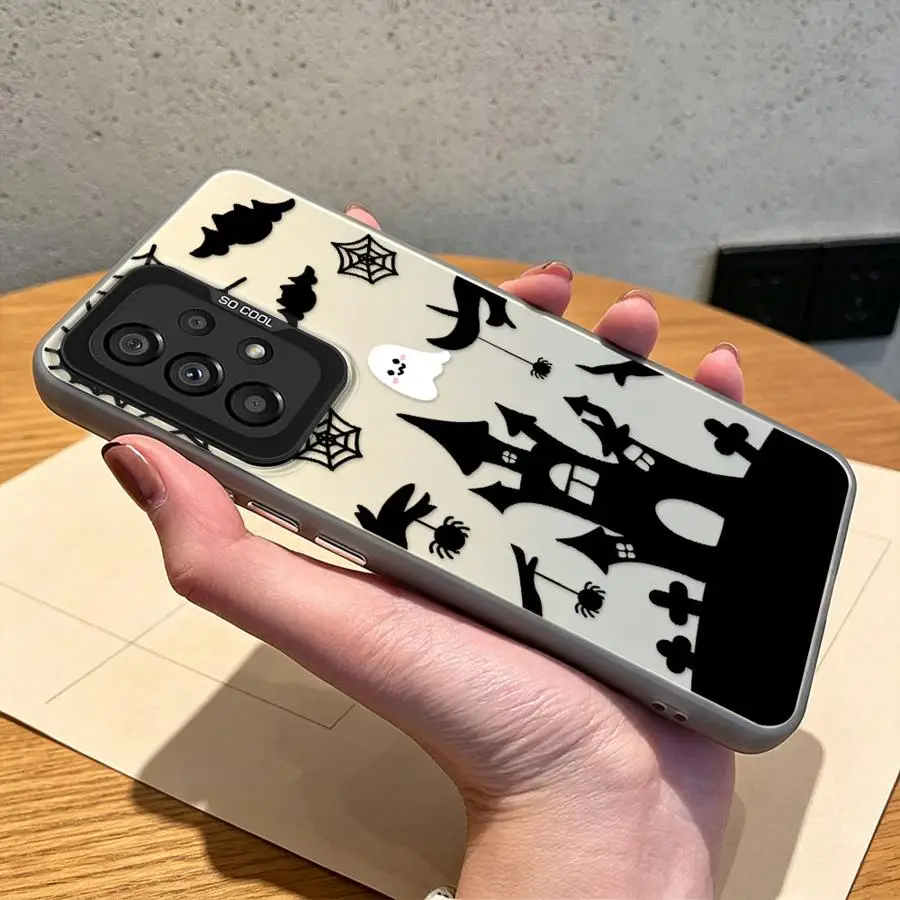 Case for Samsung Galaxy A56 A23 A12 A72 A34 A37 A71 A14 A51 A04 A17 A54 A31 A07 A26 A50 A15 A16 A57 A25 Phone Cover Halloween