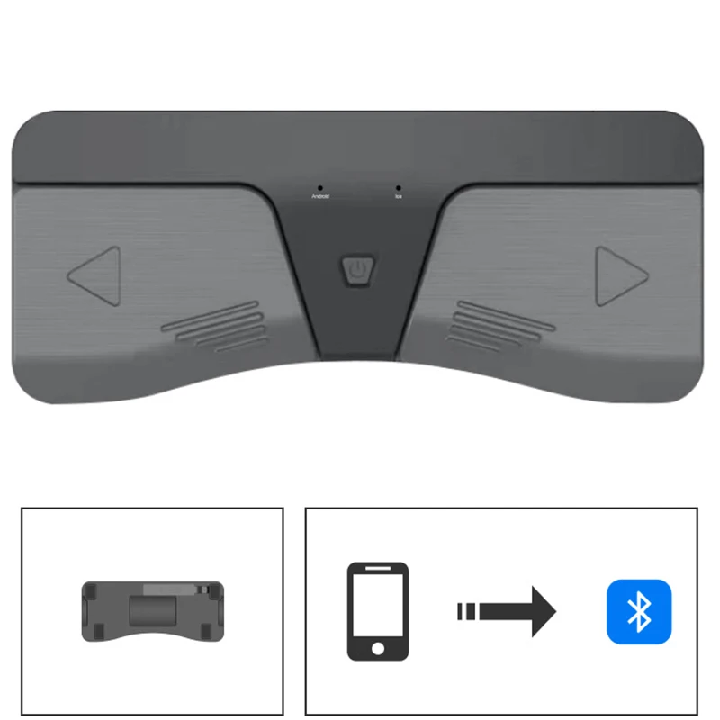 

Беспроводная Bluetooth педаль для переворачивания страниц портативный переворачиватель нот фортепиано гитара пейджер для музыкальных инструментов аксессуары