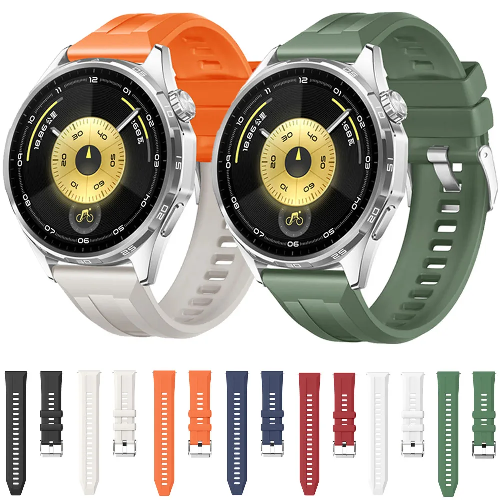 22Mm Silicone Strap…