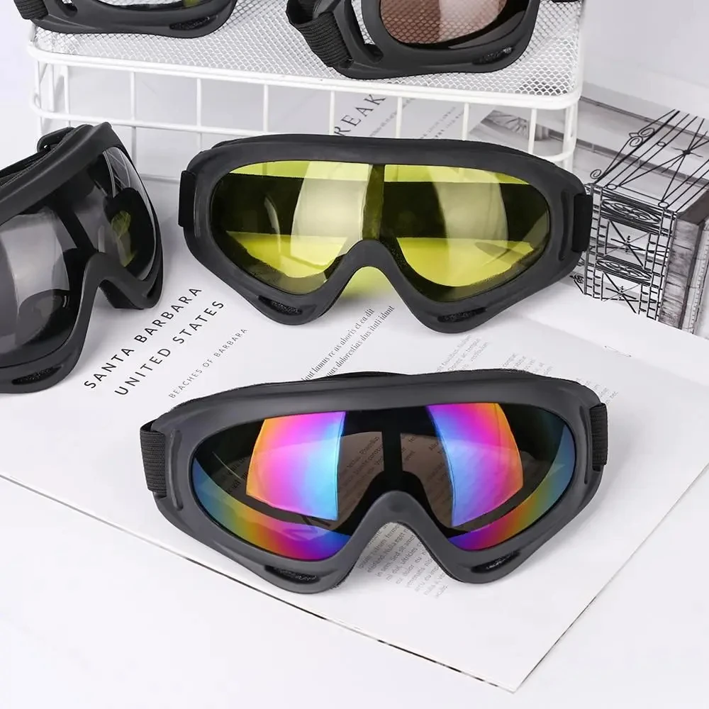 DIZETION 1Pc Winter Winddicht Skifahren Brille Outdoor Sport Brillen Gläser Ski Staubdicht Objektiv Rahmen Sonnenbrille – Detail 5
