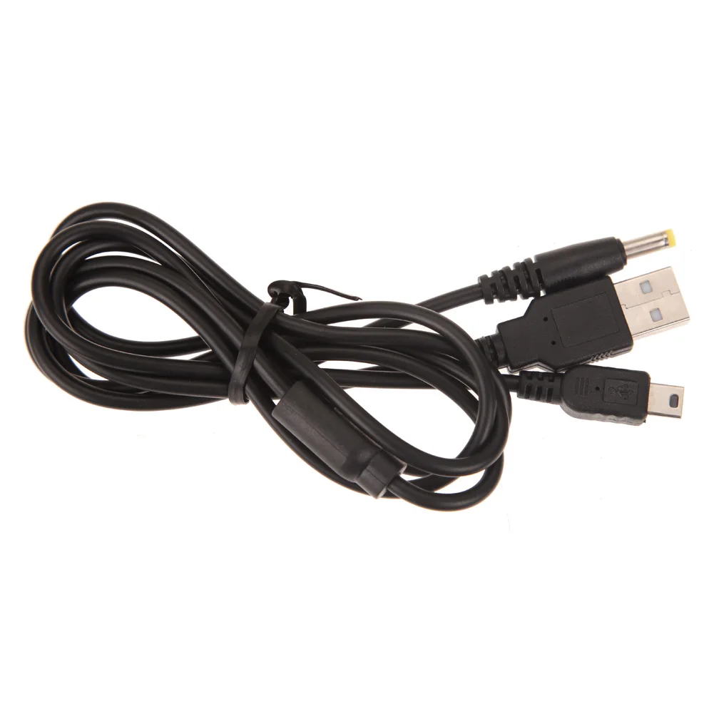10Pcs USB Data Charge Cable Cord for PSP 2000 3000 Transfer Sync Charge Cable Game Console Accessories 2 in 1 Power Cable