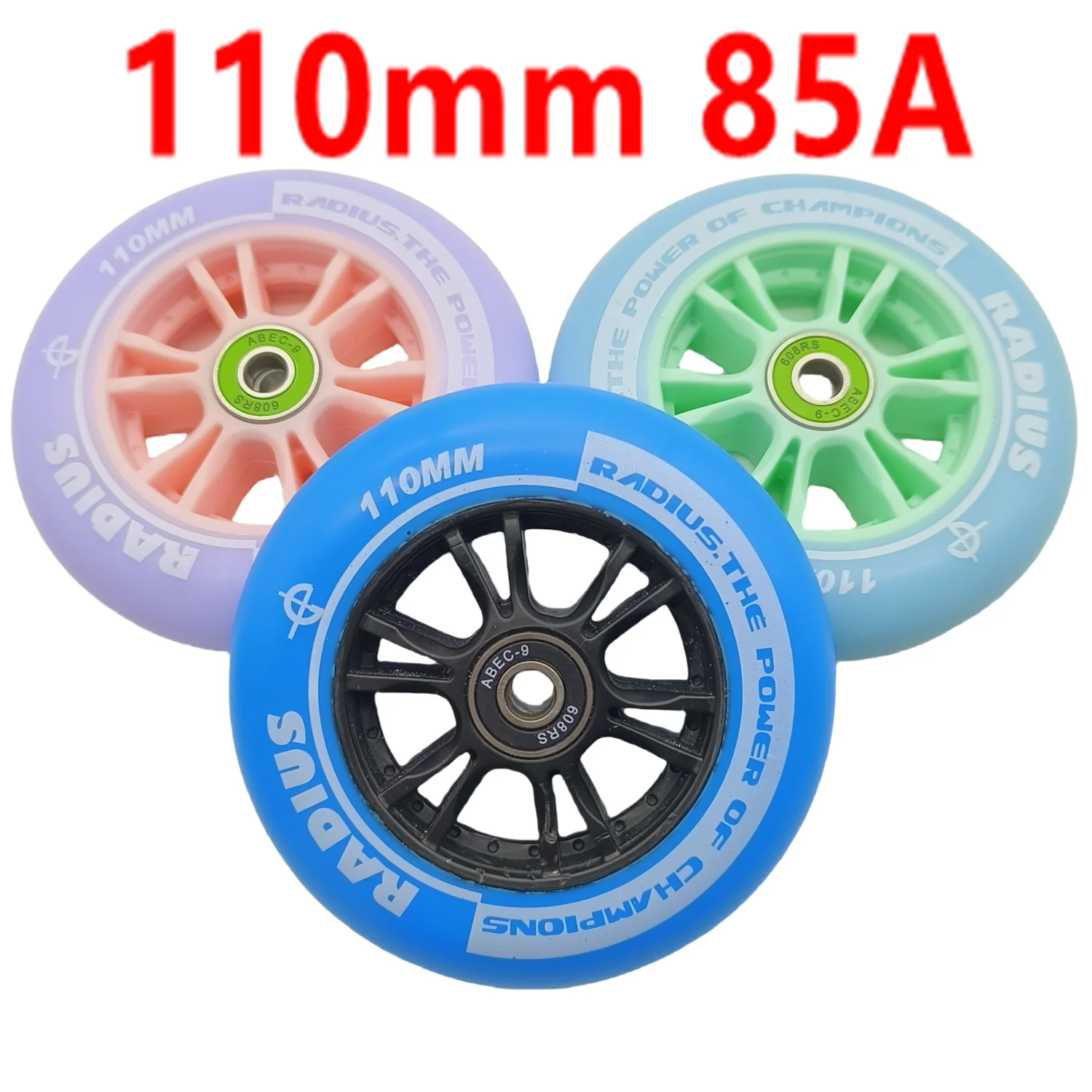 Speed wheel skate wheel high respond 110mm 85A  8wheels/lot abec-9