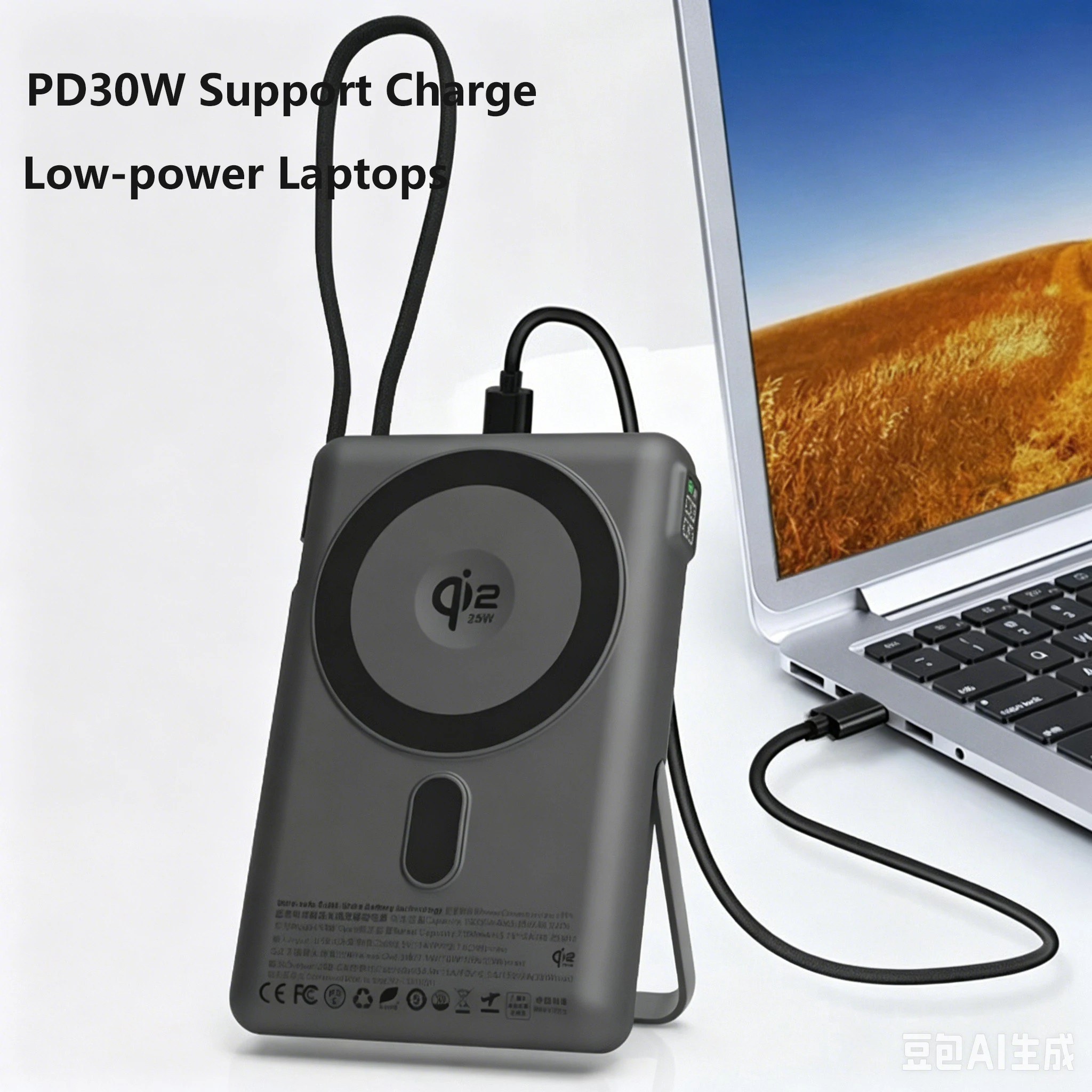Semi-solid Qi2 Magnetic Power Bank 10000mAh PD20W Wireless Fast Charger External Battery For Magsafe For iPhone 17 16pro Airpods