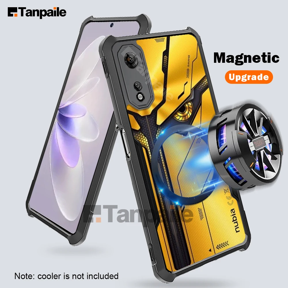 

Tanpaile- Ultra Thin Magnetic Case For ZTE nubia Neo 2 Case Shockproof TPU Soft Transparent Bumper Phone Cover Funda