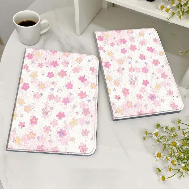 

Pink Flower Rabbit Pattern For Honor MediaPad MatePad 6 7 X8 M5 M6 V6 V7 T5 T10 T10s 10 11 SE C5e X8a Pro Lite Tablet Case
