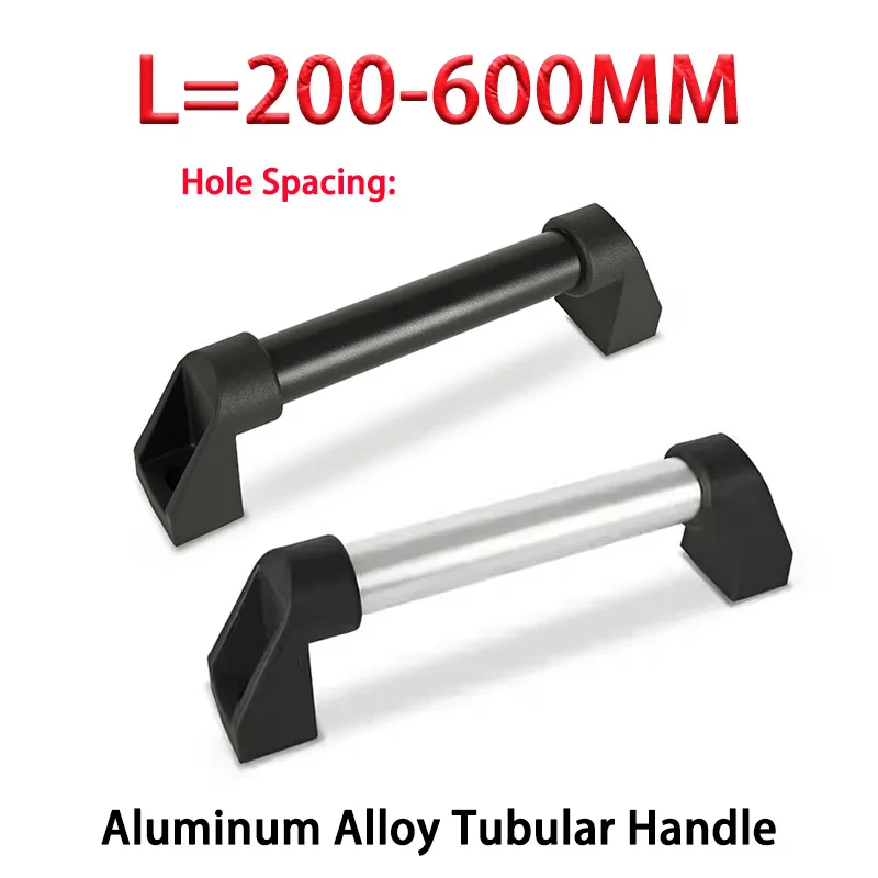 

1pcs Aluminum Alloy Tubular Large Handle External Type With Nut Type Mobile Phone Bed Tubular Bracket XAH81 Hardware Accessories