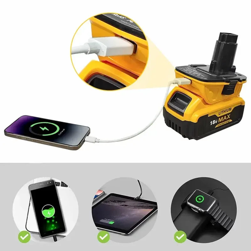 100% حقيقية لبطارية ديوالت 20 فولت 8AH بطارية ليثيوم أيون قابلة للشحن ديوالت DCB200 بطارية بديلة لأداة الطاقة #5