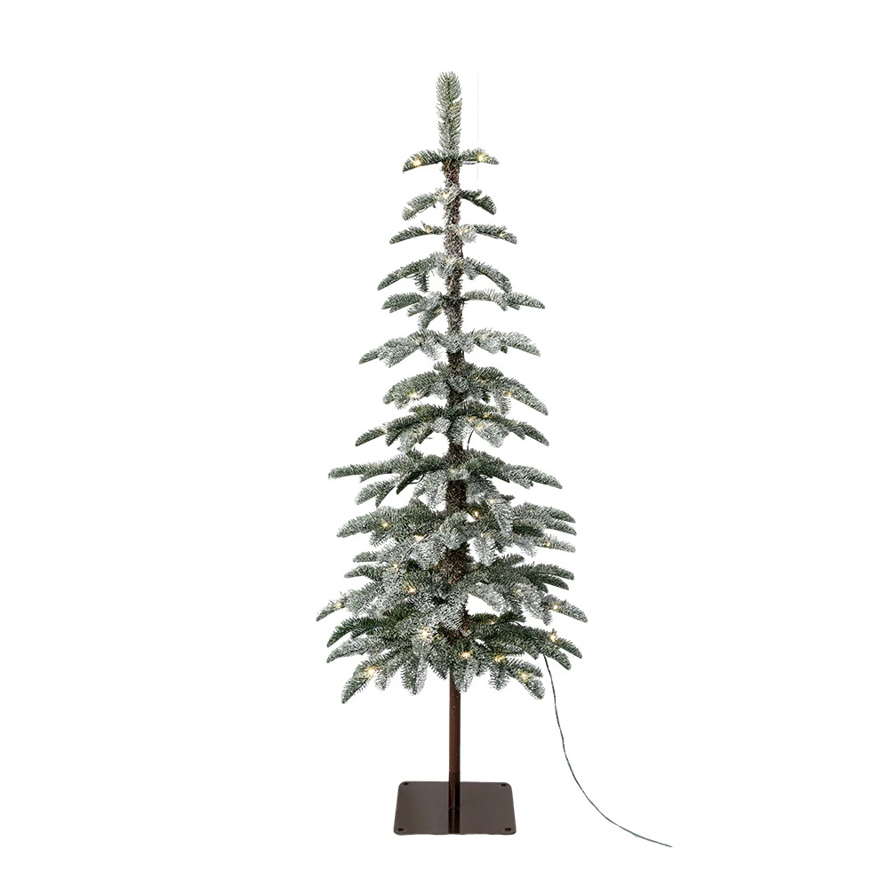 Factory Hot Sale High Quality 4.5 Foot Christmas Potted Tree 359 Tips Eco-Friendly Standing Base Decoration Holiday Decorations