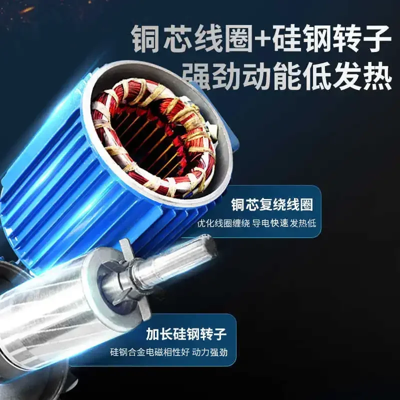 One-piece aluminum shell hoist with sports car electric hoist 220V hoist small crane household crane