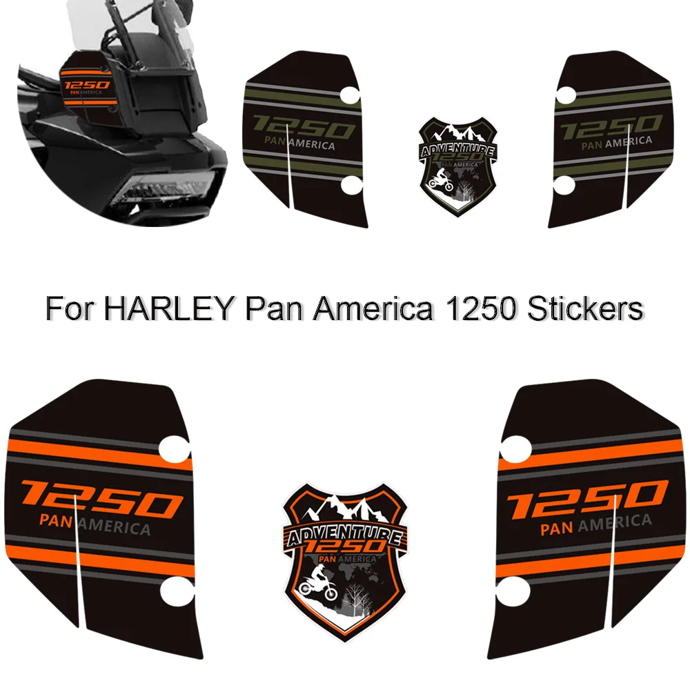 

For HARLEY Pan America 1250 Emblem Gas Kit Tank Pad Protector Stickers Fairing Motorcycle Knee Decal Fender 2020 2021 2022