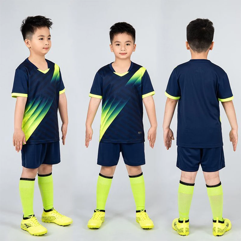 Kid Football Jerseys Customize Children Soccer Uniform Shirts Futsal Sportswear Adult Child Team Outfit Men Boy Sports Tracksuit