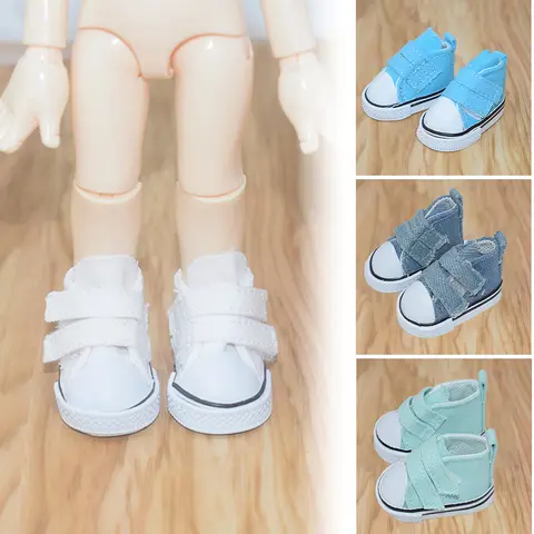 Suitable for 20cm Cotton Dolls 1/6 BJD Canvas Shoes Toys Casual Sports Shoes Dolls Accessories DIY Doll Toys