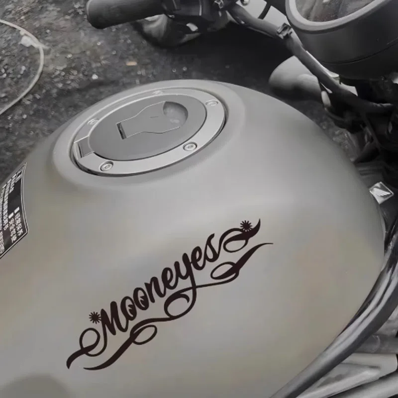 Moon Series Waterproof Vinyl Sticker For Laptop Motorcycle Fuel Tank Helmet Car Body Modification Decor