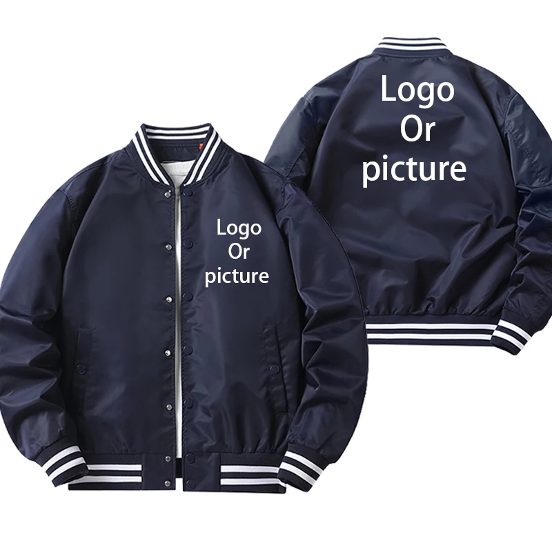 2022 New Men And Women Bomber Jacke Spring And Autumn Pilot Motorcycle Coat Leather Jacket Can Be Custom DIy Coat