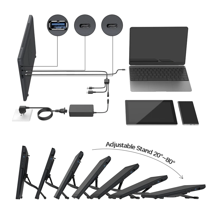 22 Plus Full Lamination 21.5 Inch Lcd Monitor Interactive Pen Display Digital Graphic Drawing Tablet