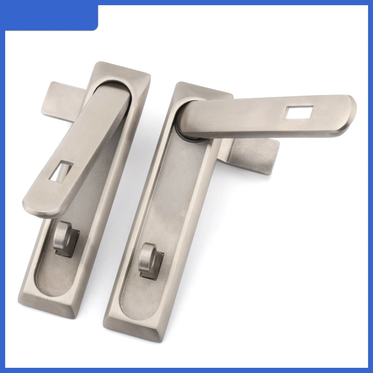 MS834 stainless steel 304 flat lock with hanging outdoor cabin cabinet handle lock MS860 waterproof
