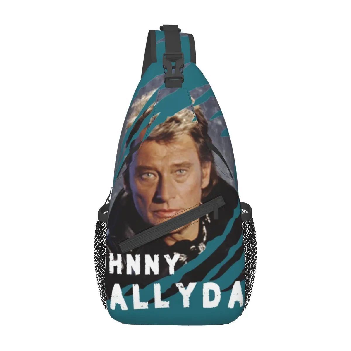 

Johnny Hallyday Rocker Rocks Sling Bags Chest Crossbody Shoulder Backpack Travel Hiking Daypacks Casual Pack