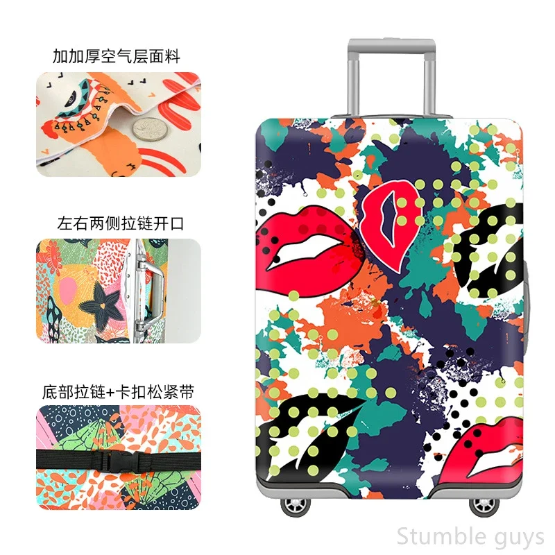 

Protective Stretchy Luggage Sleeve Anti-Wear Durable Dustproof Suitcase Cover Useful Travel Accessory Vacation Luggage