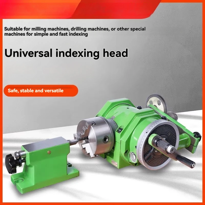 Universal Dividing Head F11 Series 80A 100A 125A 160A for Milling Machine with Indexing Plate, Precision Rotary Table