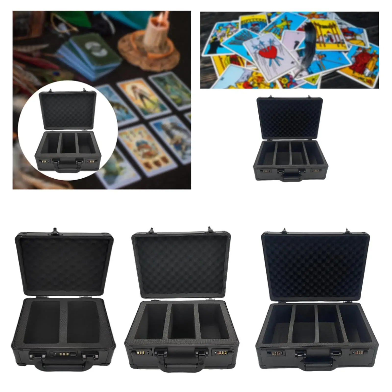 

Graded Card Storage Box Protector Portable Sturdy Trading Card Storage Box for