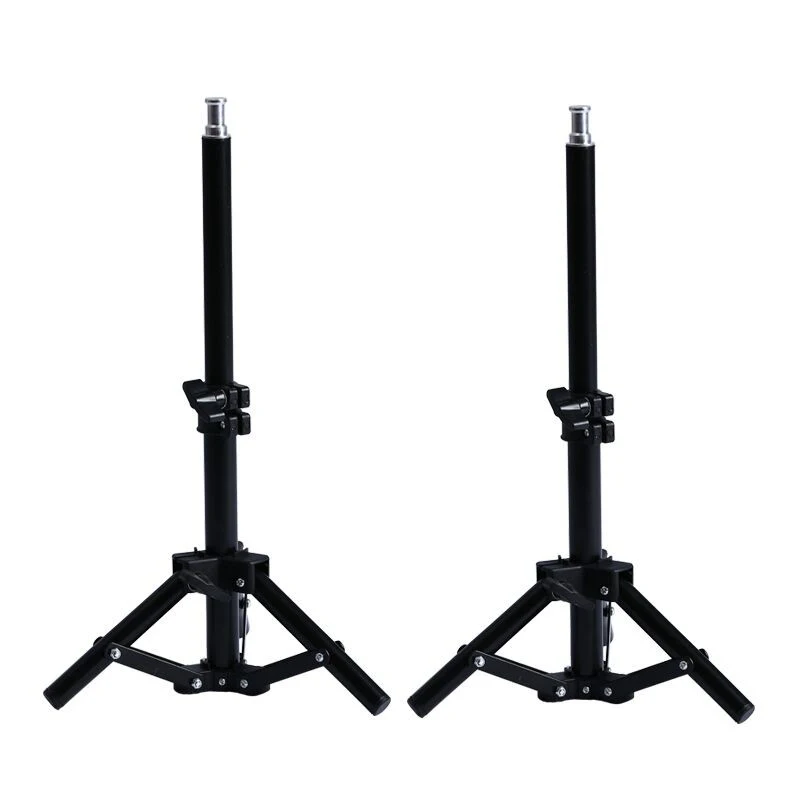 2 قطعة التصوير الفوتوغرافي البسيطة 37 سنتيمتر ضوء حامل ترايبود استوديو الجدول العلوي ضوء حامل لصندوق لينة #1