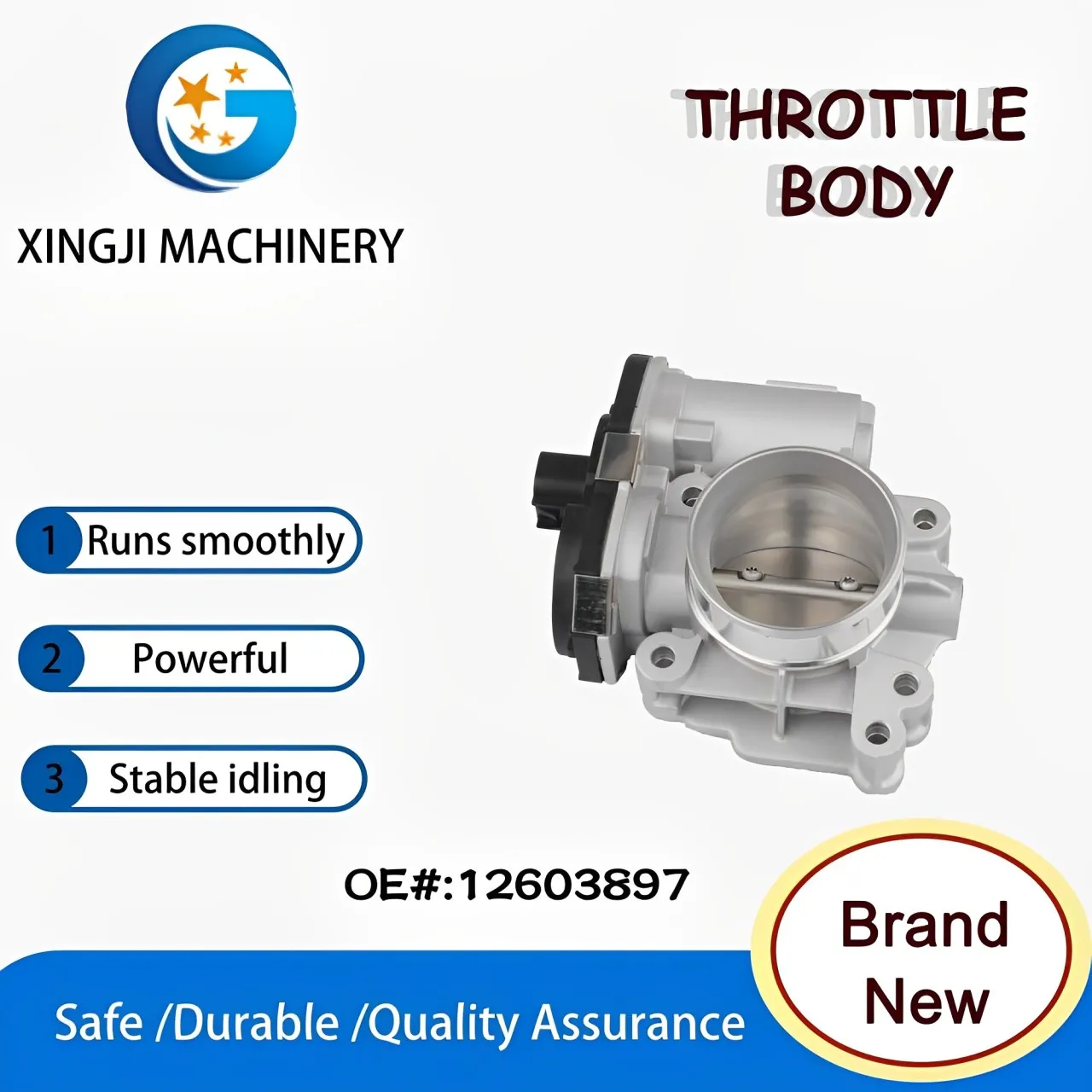 

XingJi Parts Throttle body OE 12603897 F00H600075 Fit for Chevrolet HHR (11-07) Pontiac G5 (09-07)