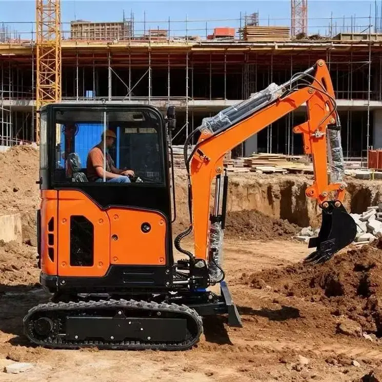 حفارة صغيرة 2.5 آلات الغابات القرفصاء حفارة زاحفة حفارة المزرعة حفارة صغيرة حفارة محرك EPA #1