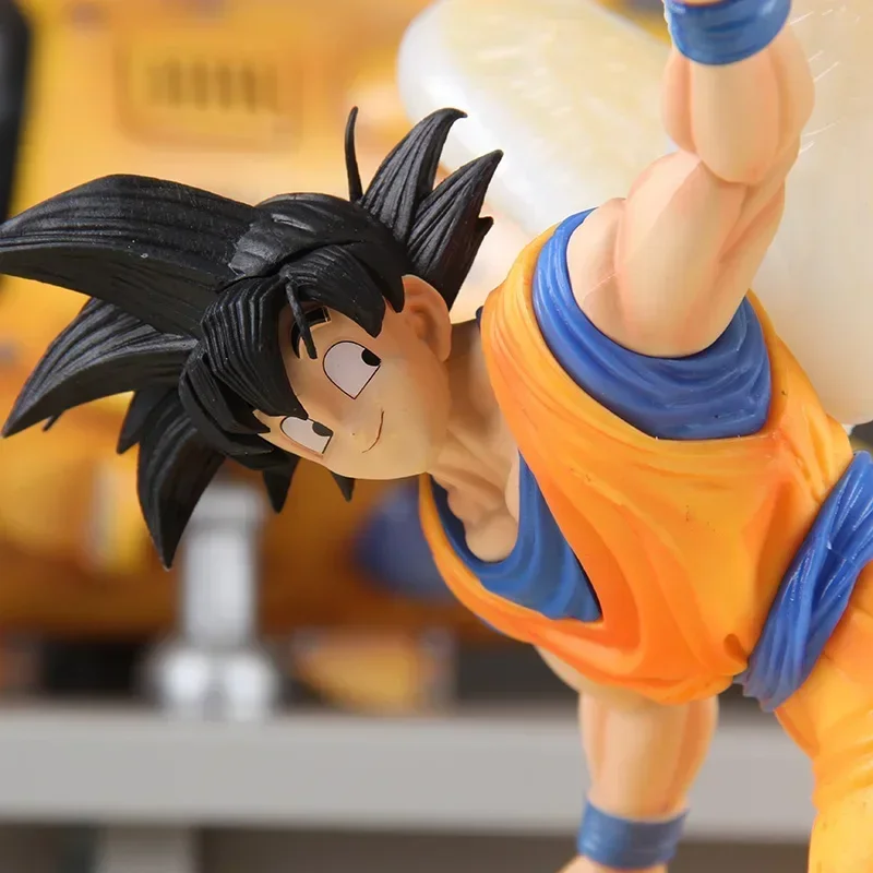 Dragon Ball Z Anime Figure Angel Son Goku Turning Back 28cm Gk Pvc Statue Model Toy Figurine Collection Car Ornament Gifts