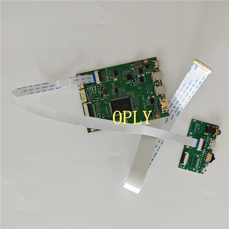 Placa controladora 2 tipo c mini hdmi, compatível com 16 "b160uan03.1 b160uan03 1920x1200 edp kit de tela de painel led diy