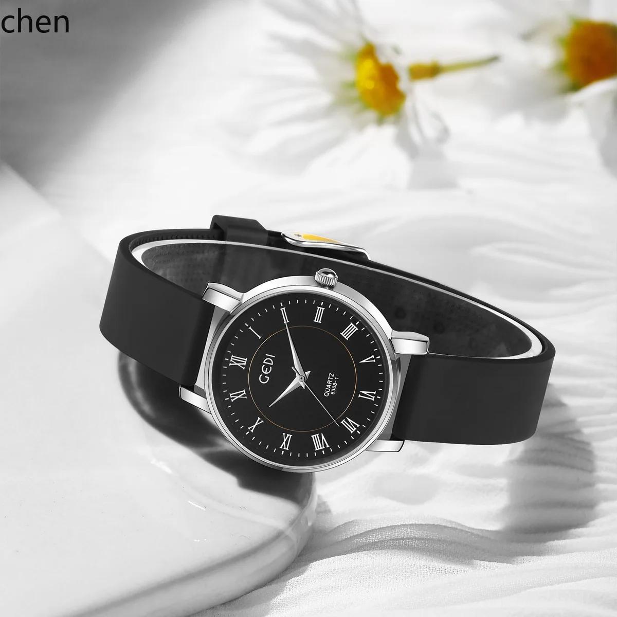ZML waterproof silicone watch, niche high-value couple's waterproof watch