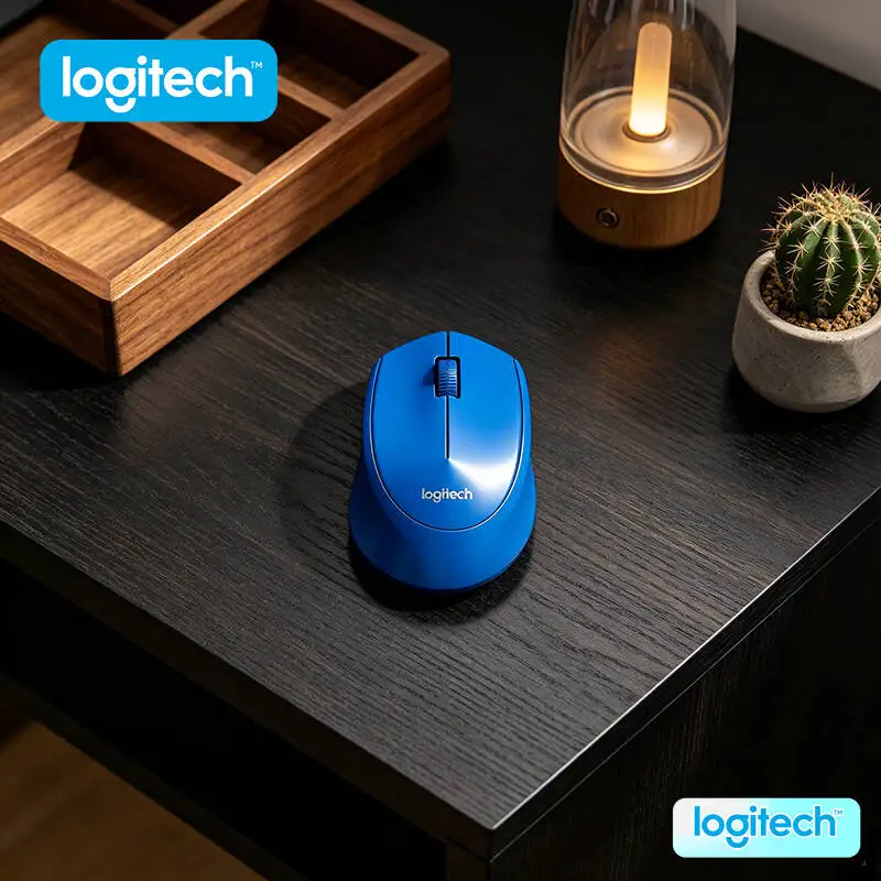 

Logitech M280 Ergonomic Wireless Mouse Anti-Slip Grips 2.4GHz Nano Receiver 10m Distance for Study PC Mac Linux