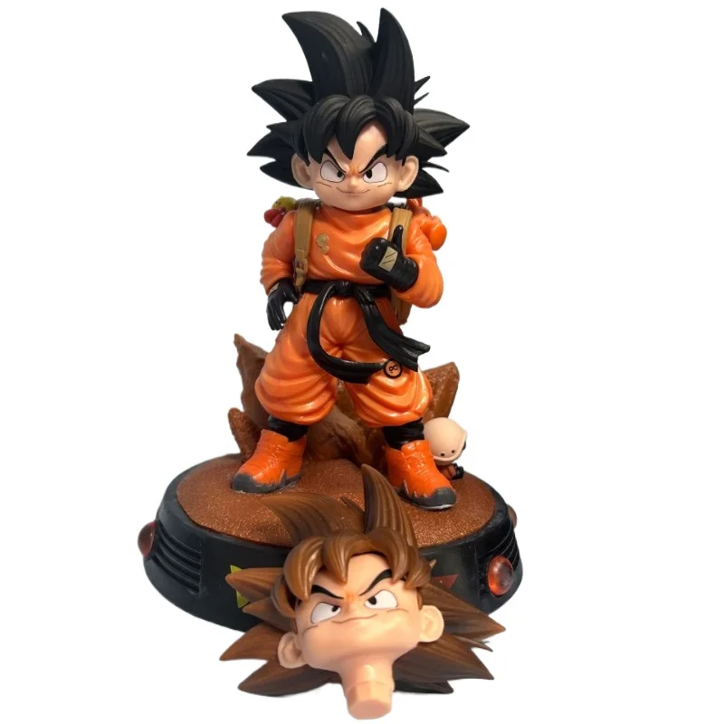 21cm Dragon Ball Z Anime Super Saiyan Travel Son Goku Figurki akcji PVC Rzeźba Seria Kolekcja Ozdoby na biurko Zabawki