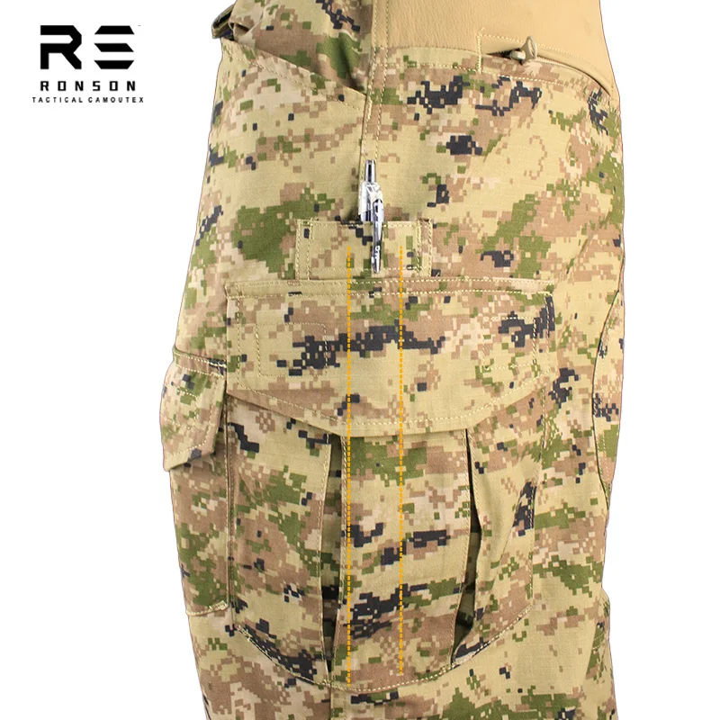 Ronsontex Customized Gen 3 Tactical Uniform Pant Outdoor CADPAT MT Camouflage Durable for Tactical Gear Utility G3 Trousers